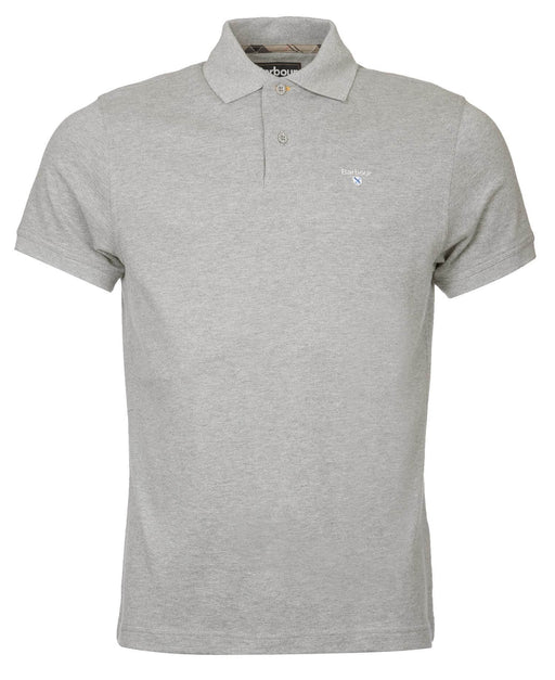 Barbour | Tartan Pique Polo Shirt | Colour: Grey