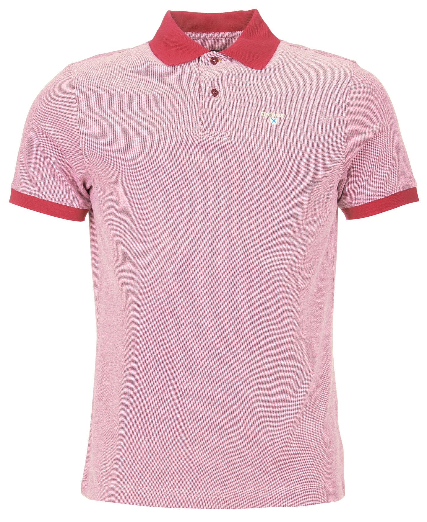 Barbour - Sports Mix Polo Shirt - Colour: Raspberry