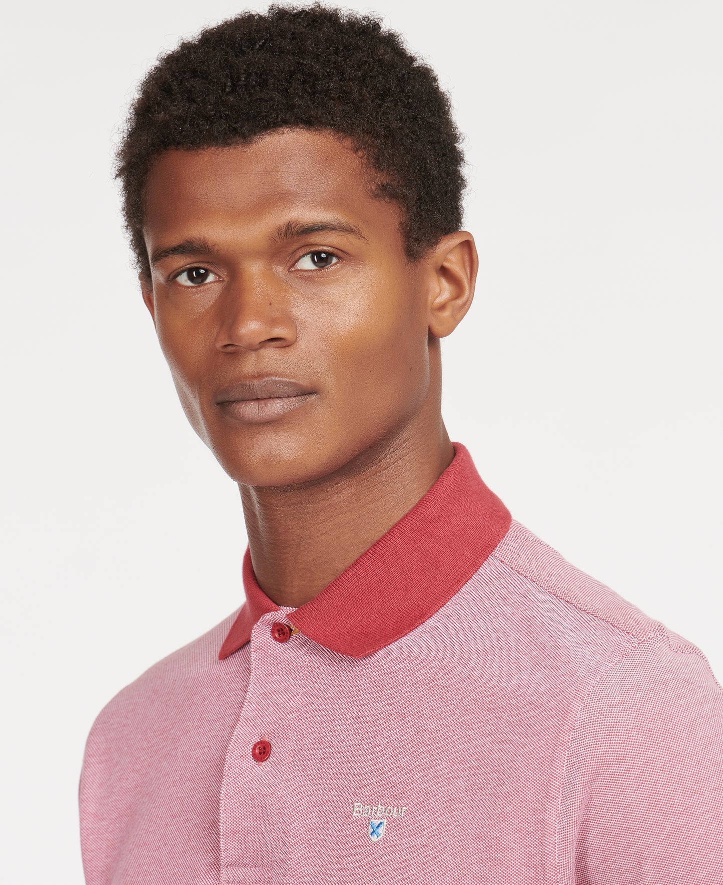 Barbour - Sports Mix Polo Shirt - Colour: Raspberry