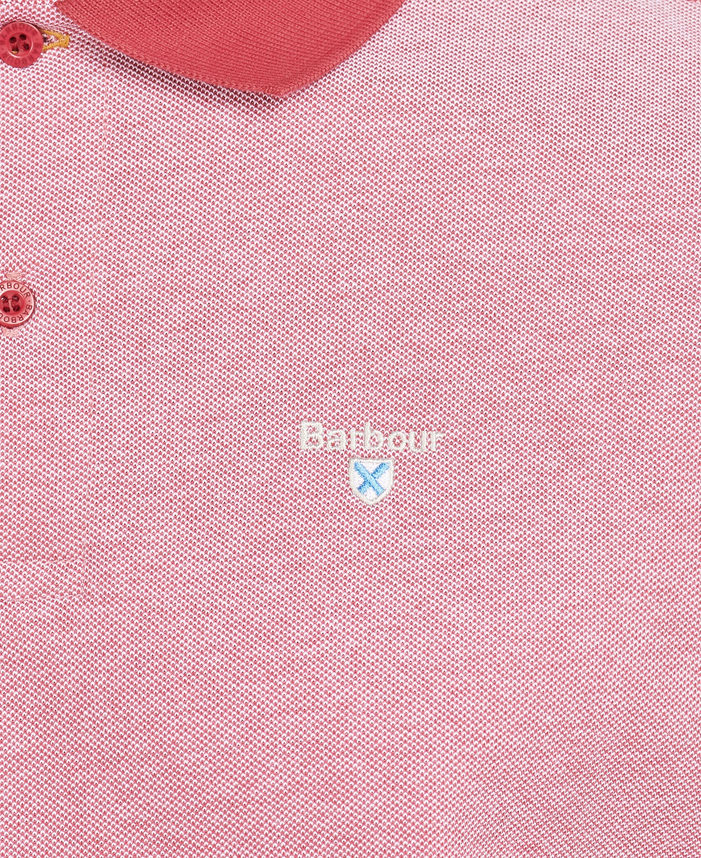 Barbour - Sports Mix Polo Shirt - Colour: Raspberry