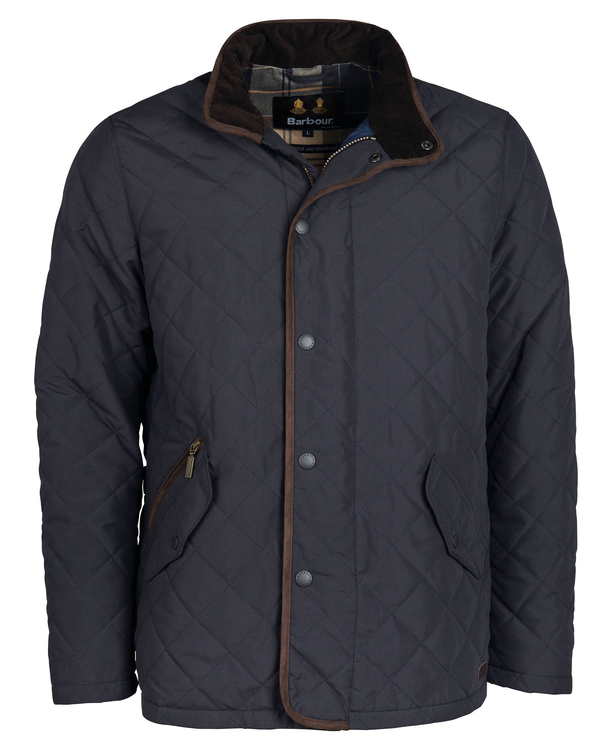 Barbour - Shoveler Waterproof Quilt - Colour: Navy