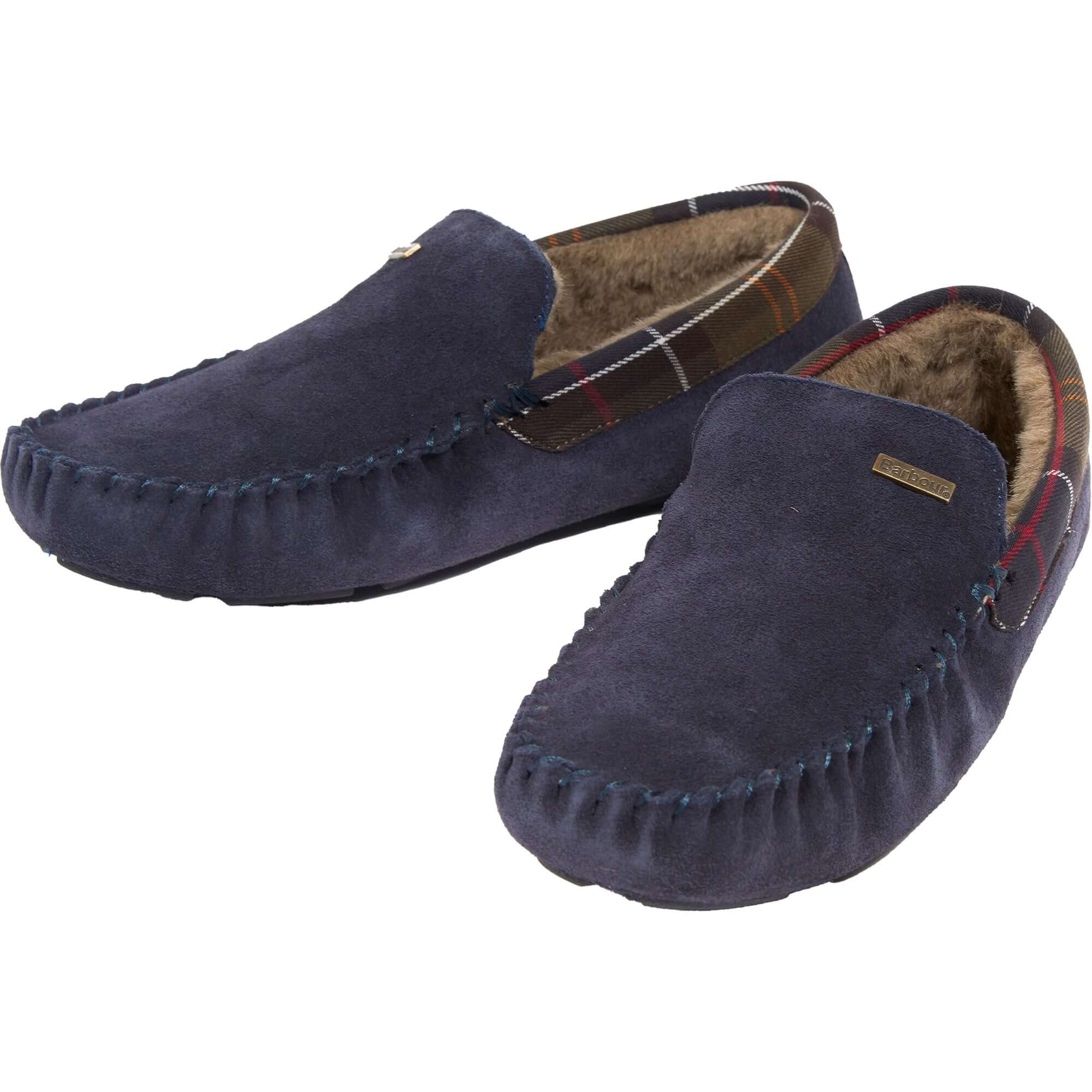 Barbour - Monty Suede Slipper - Colour: Navy