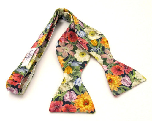 Van Buck | Self Tie Bow Tie Made from Liberty Fabric | Melody Blooms |