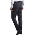 Meyer Roma Wool Trouser - Navy - Back View