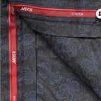 Meyer Roma Wool Trouser - Navy - Trim View