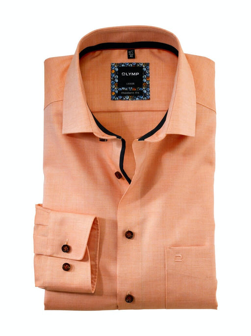 Olymp | Luxor Shirt - Rust | Collar Size: 15 1/2", 16", 16 1/2", 17", 17 1/2", 18", 18 1/2"