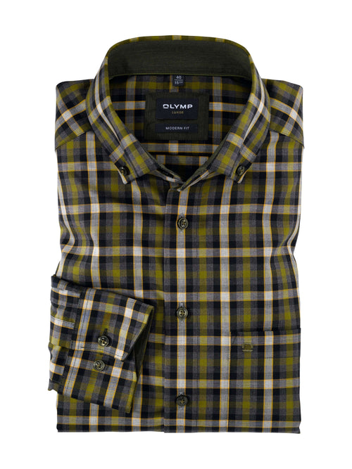 Olymp - Check Shirt - size: 15"