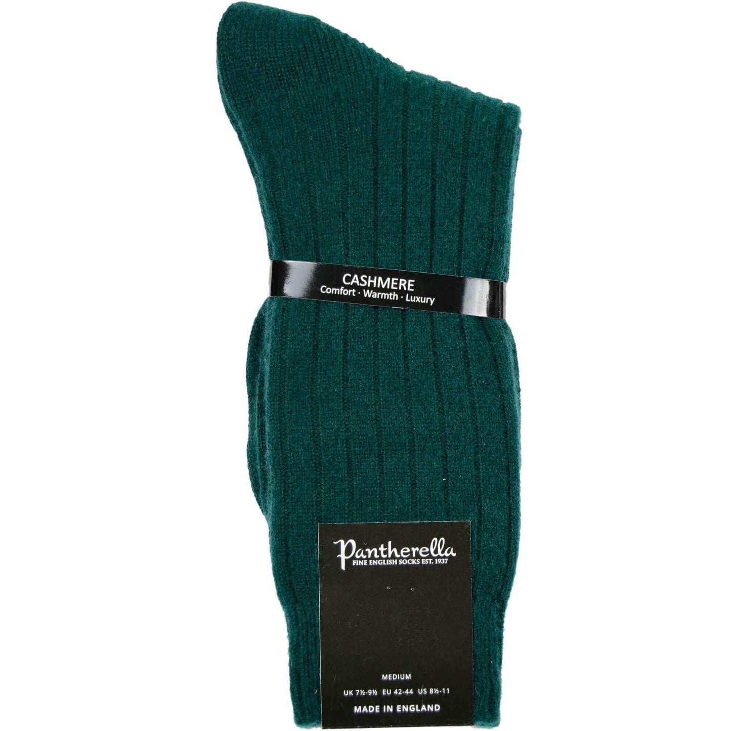 Pantherella - Luxury Cashmere Socks - Colour: Racing Green