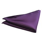 Van Buck - Plain Silk Pocket Square - Colour: Purple