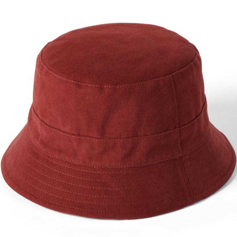Failsworth - Reversible Bucket Hat - Colour: Brick / Fern