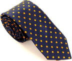Van Buck - Spot Tie - Colour: Navy/Orange