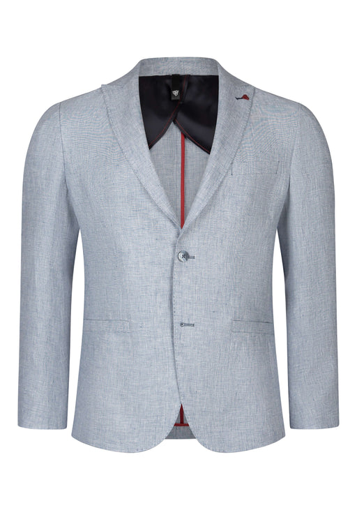Roy Robson | Linen Slim Fit Jacket | Blue | Chest Size: 38", 40", 42", 44", 46", 48"
