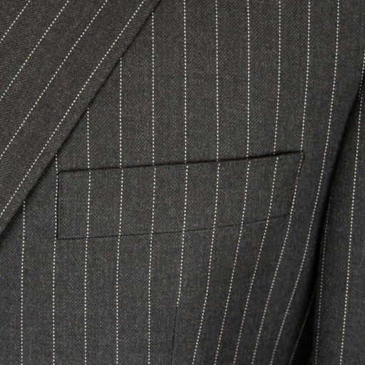 Livingston | 2 Piece Suit - Grey Pinstripe - 560 Block | Chest Size: 38", 40", 42", 44", 46"