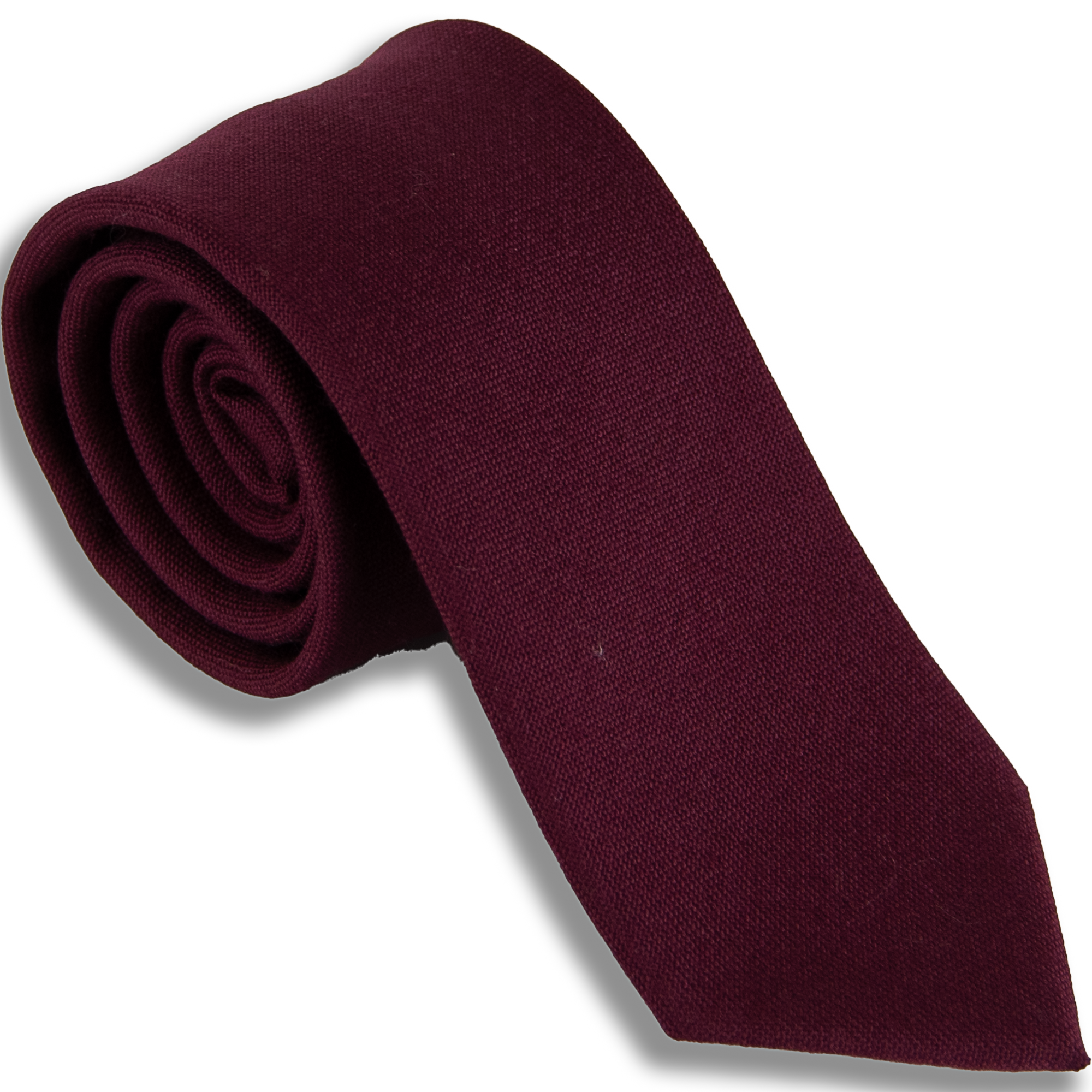 Van Buck - Wool Tie - Colour: Claret