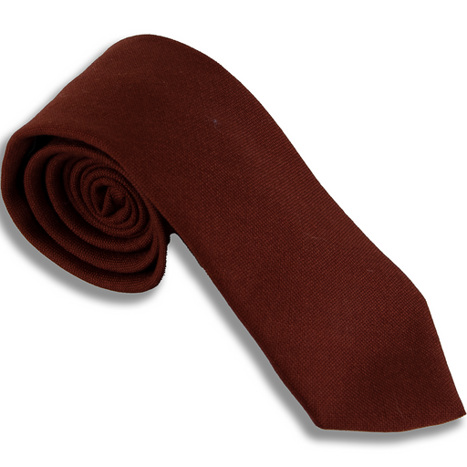 Van Buck | Wool Tie | Colour: Burgundy