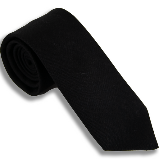 Van Buck | Wool Tie | Colour: Black