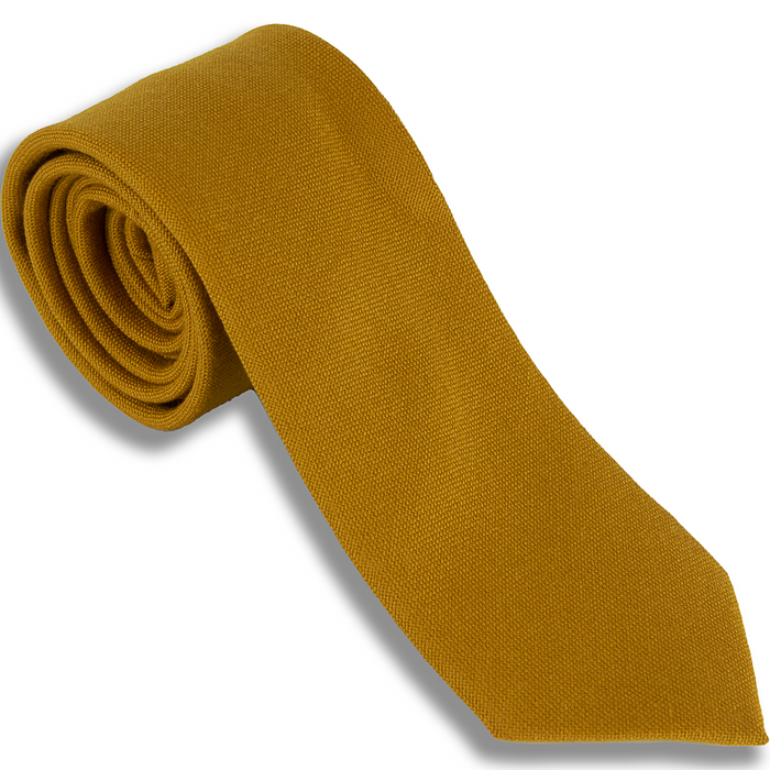 Van Buck | Wool Tie | Colour: Mustard