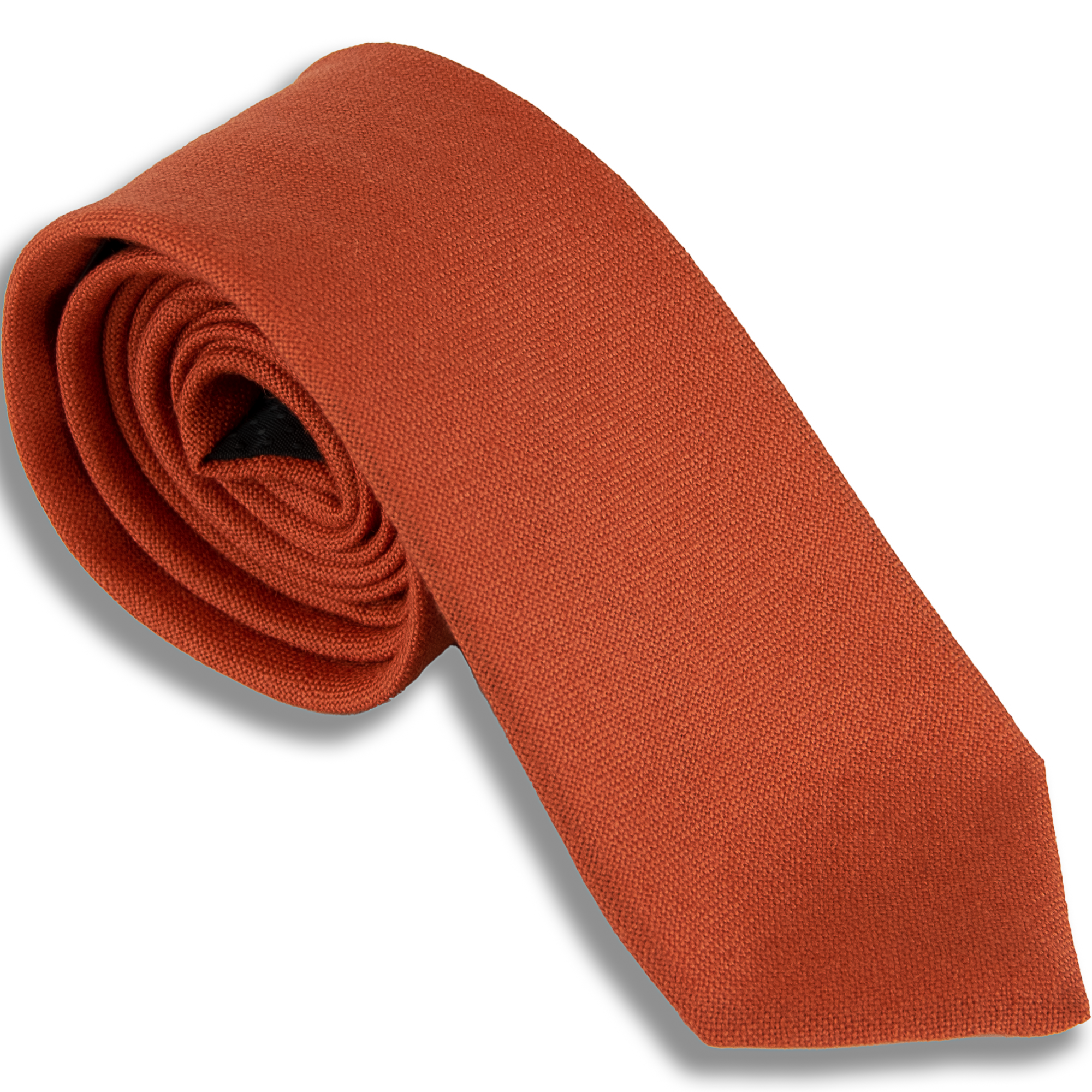 Van Buck - Wool Tie - Colour: Orange