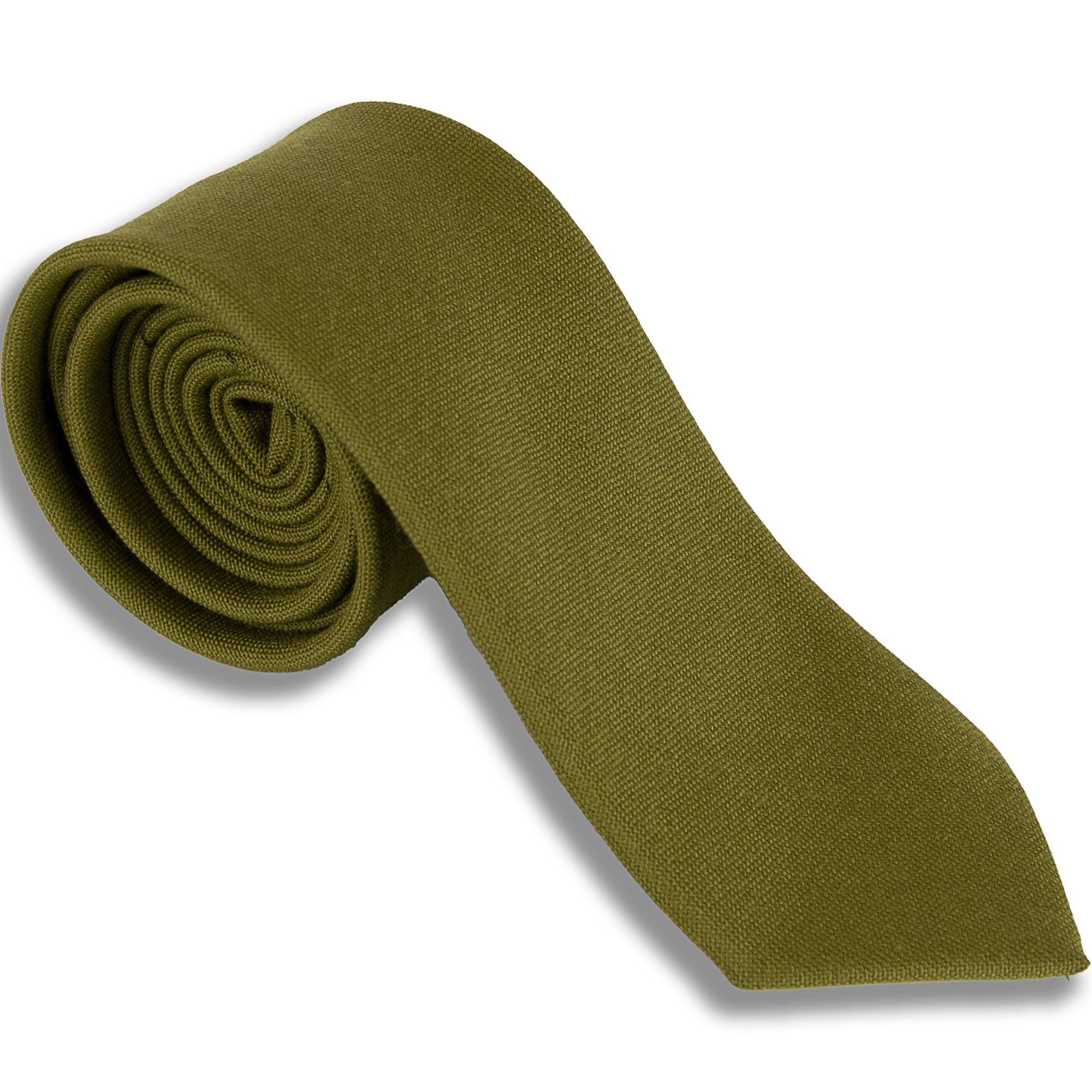 Van Buck - Wool Tie - Colour: Green Leaf