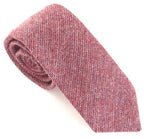 Van Buck - Rustic Wool Tie - Colour: Wine / Steel