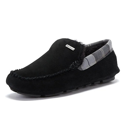 Barbour - Monty Suede Slipper - Colour: Navy