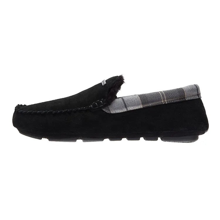 Barbour - Monty Suede Slipper - Colour: Navy