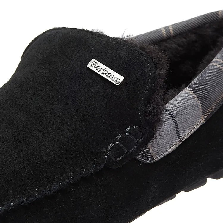 Barbour - Monty Suede Slipper - Colour: Navy