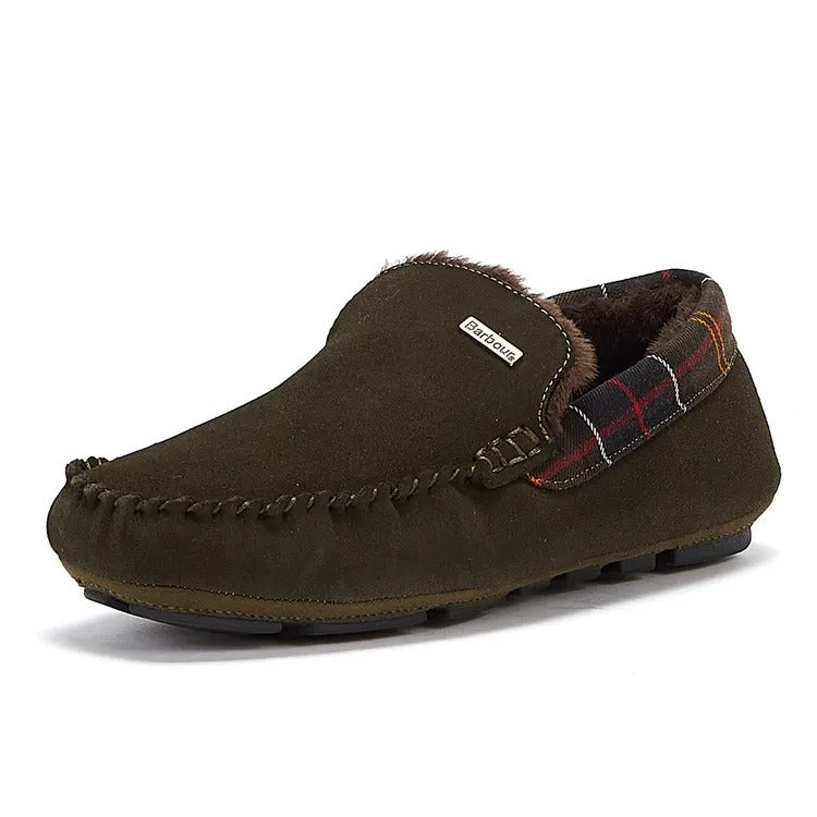 Barbour - Monty Suede Slipper - Colour: Navy