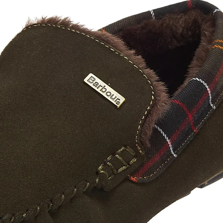 Barbour - Monty Suede Slipper - Colour: Navy