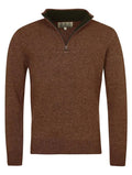 Barbour - Nelson Essential 1/4 Zip Pullover - Colour: Dark Sand