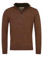 Barbour - Nelson Essential 1/4 Zip Pullover - Colour: Dark Sand