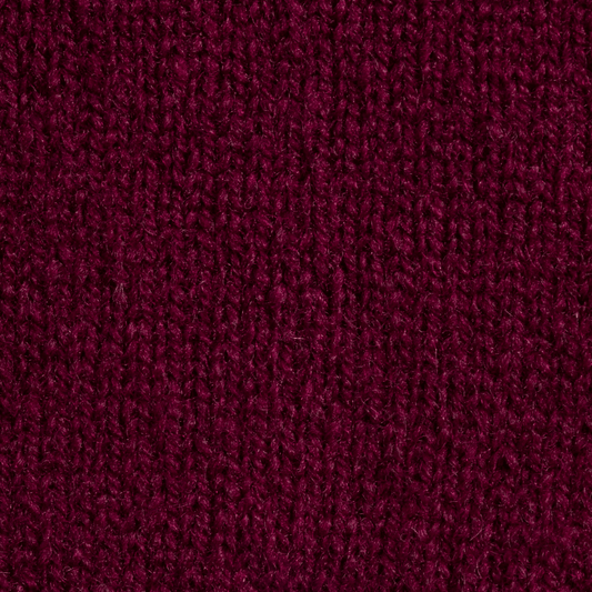 William Lockie - Lambswool Crew Neck Pullover - Colour: Bordeaux