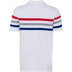 Brax - Paco Stripe Polo Shirt - Colour: White