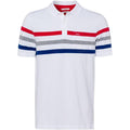 Brax - Paco Stripe Polo Shirt - Colour: White
