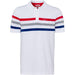 Brax | Paco Stripe Polo Shirt - White | Size: Medium, Large