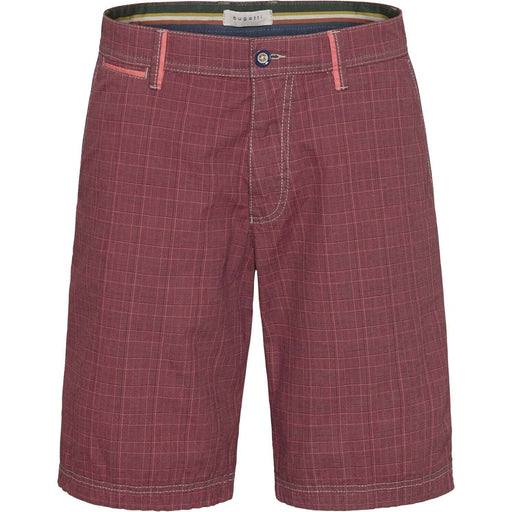 Bugatti | Bermuda Shorts - Red | Waist Size: 33"
