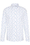 Bugatti - Daisy Print Shirt - Colour: White/Blue