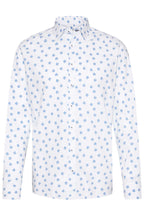Bugatti - Daisy Print Shirt - Colour: White/Blue