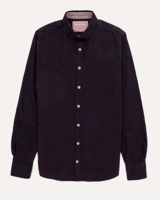 Colours & Sons | Cashmere Blend Shirt | Purple Rain | Size: Medium, Large, Extra Large, 2XL
