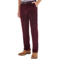 Gurteen Verona Corduroy Trousers - wine colour product view