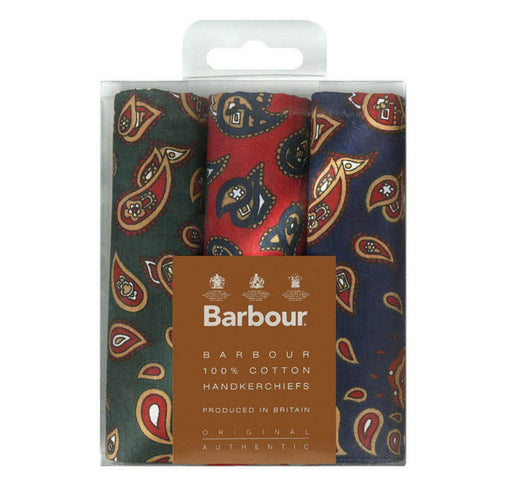Barbour | Paisley Handkerchiefs | Colour: Green / Red / Navy