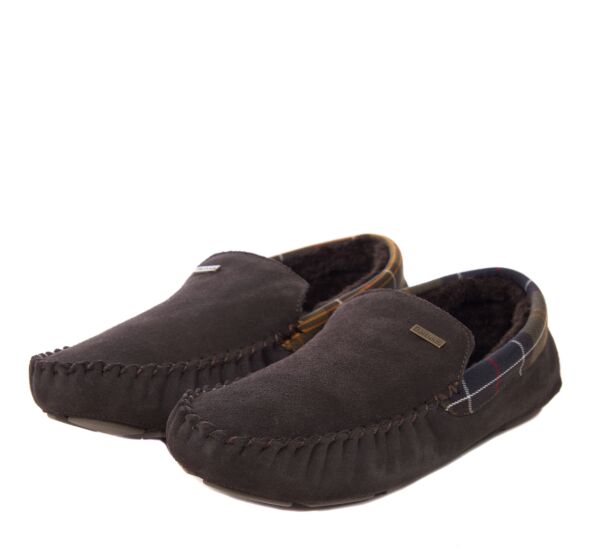 Barbour - Monty Suede Slipper - Colour: Brown