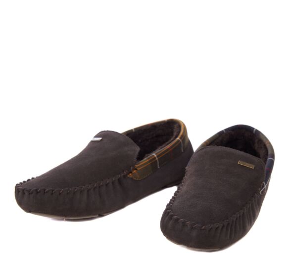 Barbour - Monty Suede Slipper - Colour: Navy