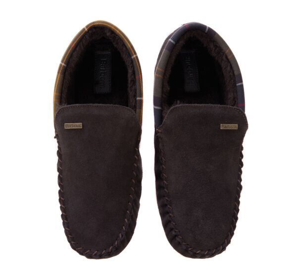 Barbour - Monty Suede Slipper - Colour: Navy