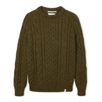 Peregrine - Hudson Arran Jumper - Colour: Khaki