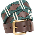 Pioneros - Polo Belt | 2 Colour | Double Stripe - Size: 30"