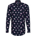 Seidensticker - Floral Shirt - Colour: Navy Print