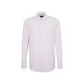 Seidensticker - Pinstripe Shirt - Colour: White/Pink/Grey