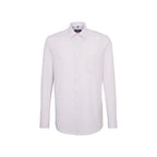 Seidensticker - Pinstripe Shirt - Colour: White/Pink/Grey