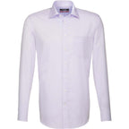 Seidensticker - Chambray Cotton Shirt - Colour: Lilac